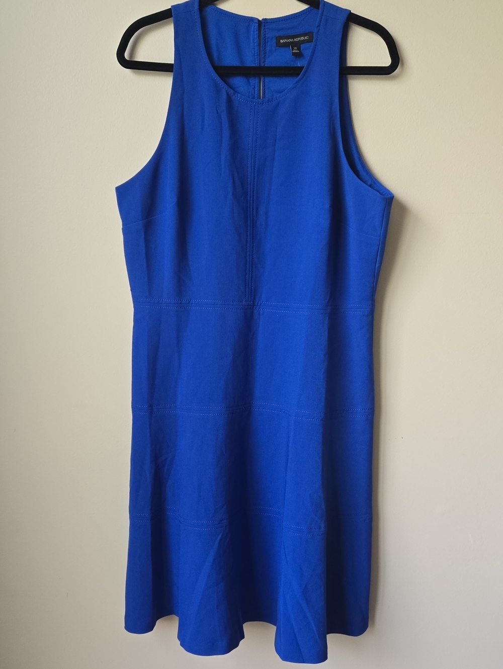 Banana Republic Cobalt Blue Sleeveless Midi Dress